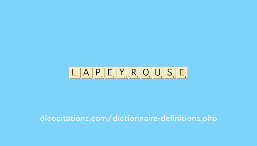 lapeyrouse lapeyrouse