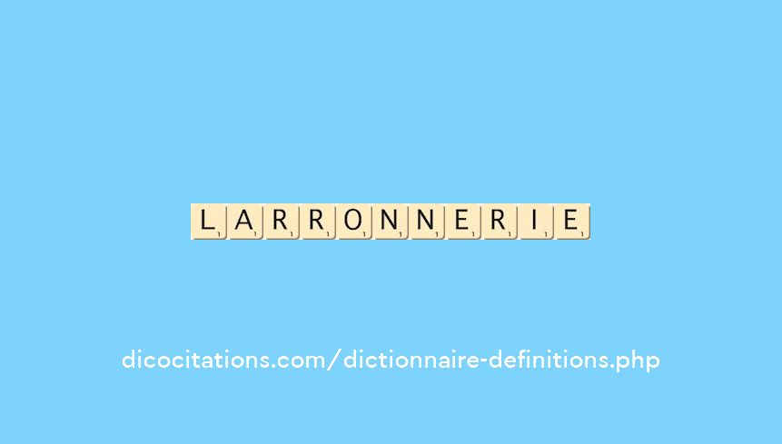 larronnerie