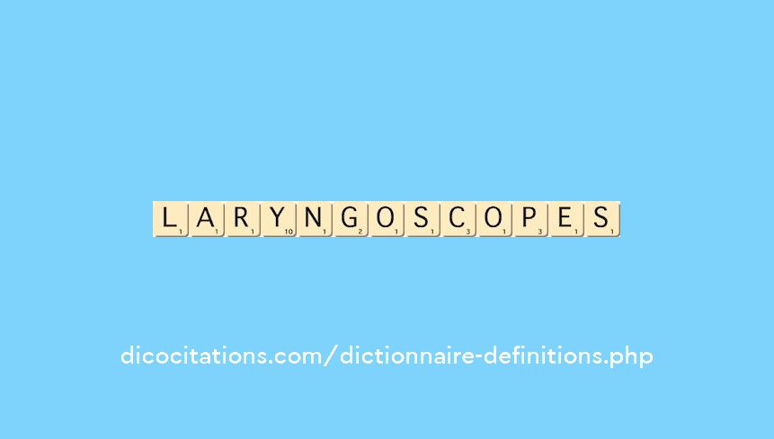 laryngoscopes laryngoscopes