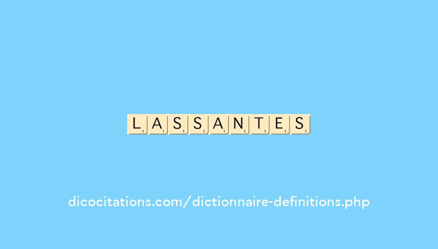 lassantes lassantes