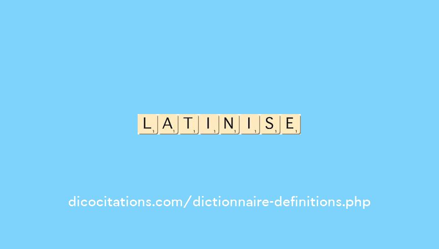 latinise