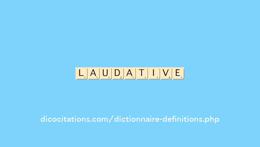 laudative laudative