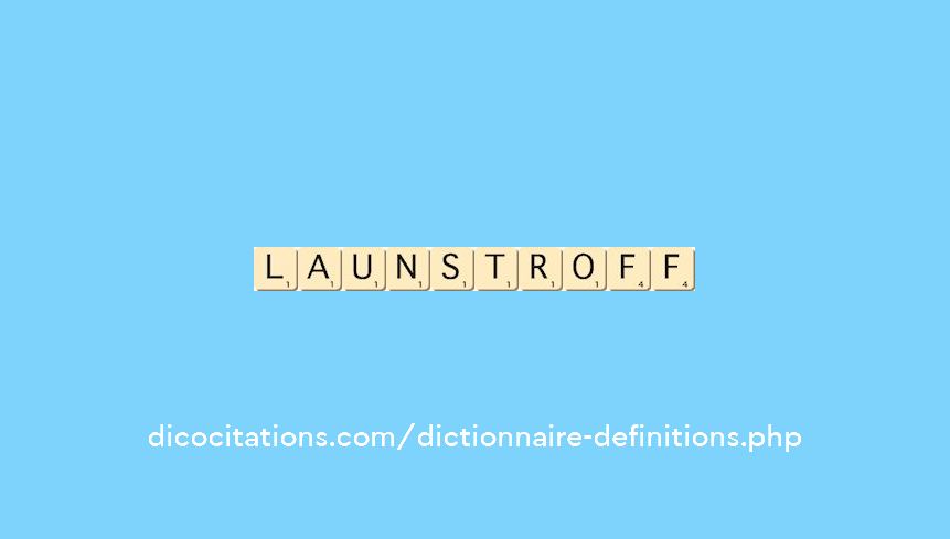 launstroff launstroff