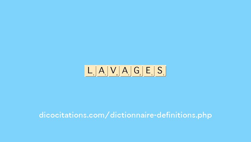 lavages lavages