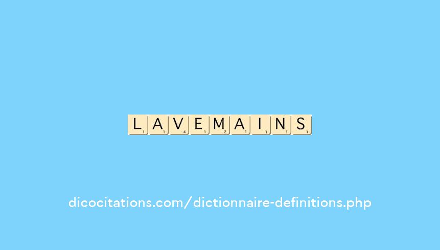 lave-mains