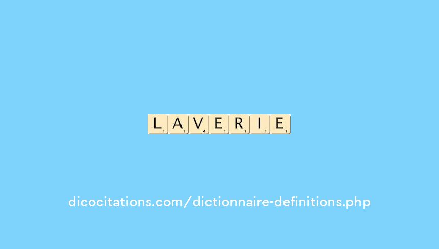 laverie laverie