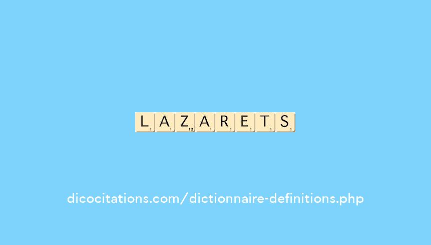 lazarets lazarets