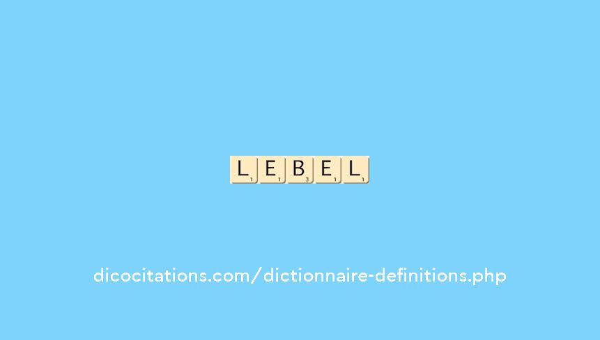 lebel lebel