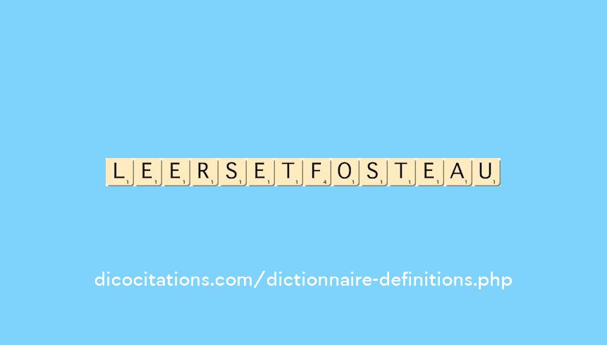 leers-et-fosteau leers-et-fosteau