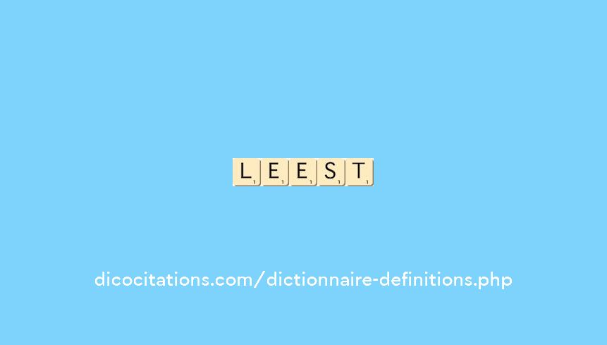 leest
