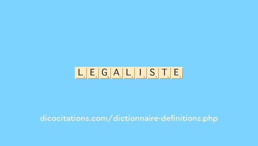 legaliste