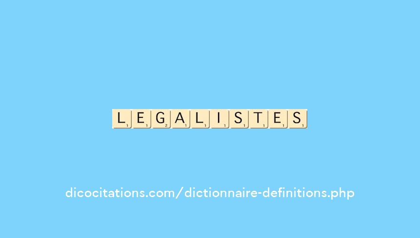 legalistes