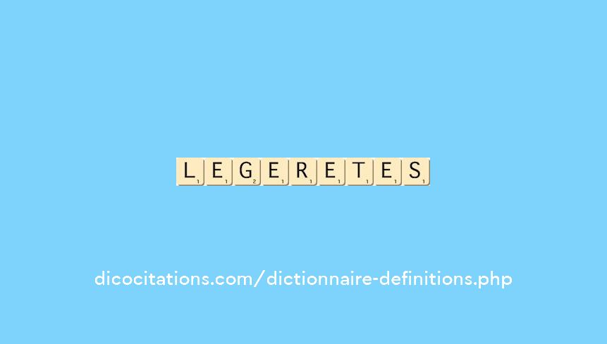 legeretes
