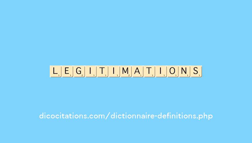 legitimations