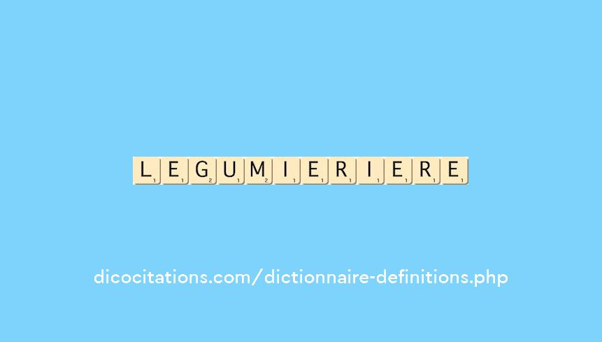 legumier--iere