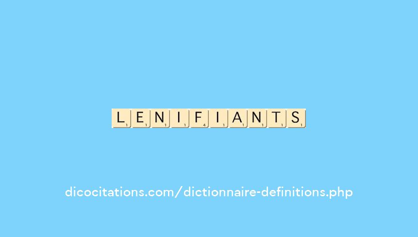 lenifiants