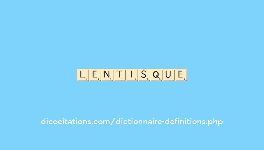 lentisque