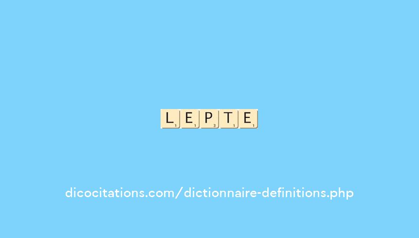 lepte