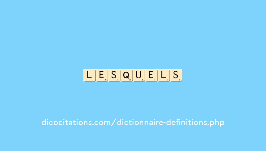 lesquels lesquels