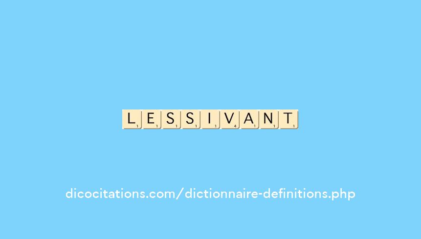 lessivant lessivant