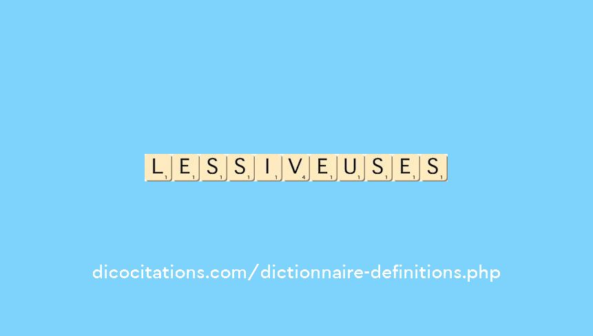 lessiveuses lessiveuses