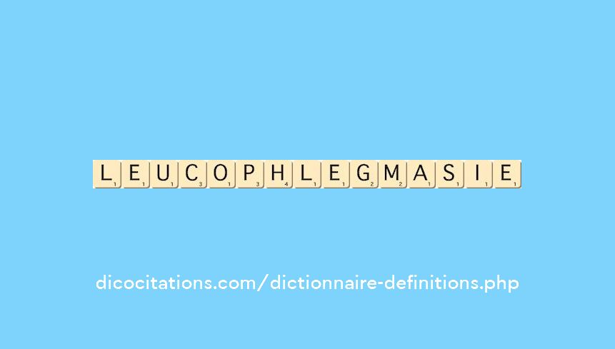 leucophlegmasie