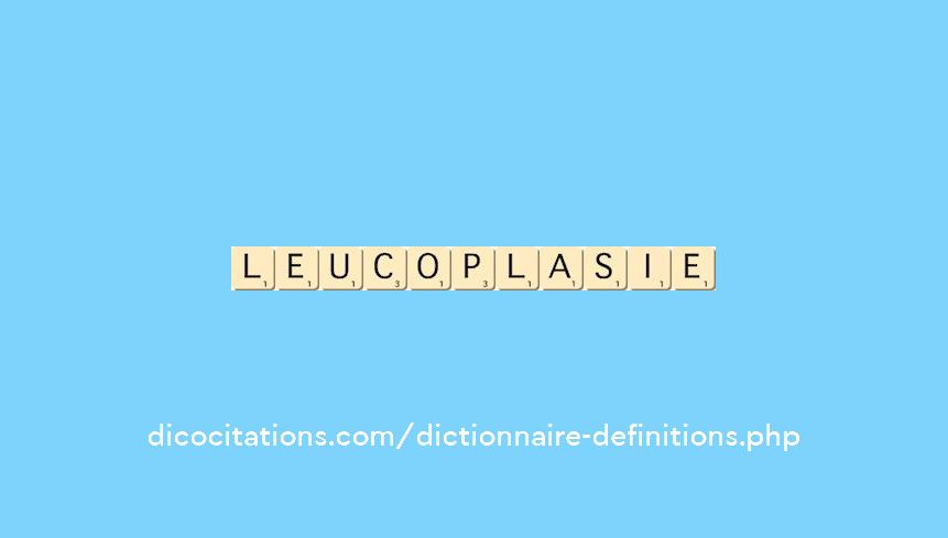 leucoplasie leucoplasie