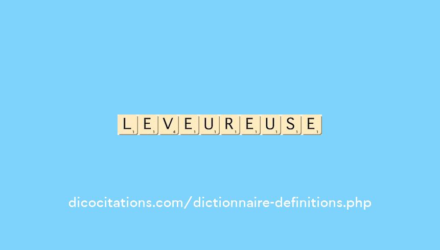 leveur--euse