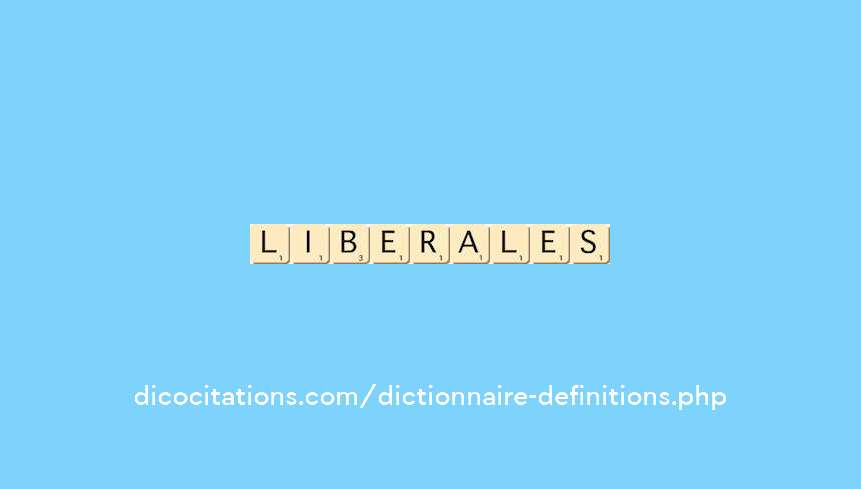 liberales liberales