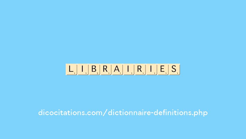 librairies librairies