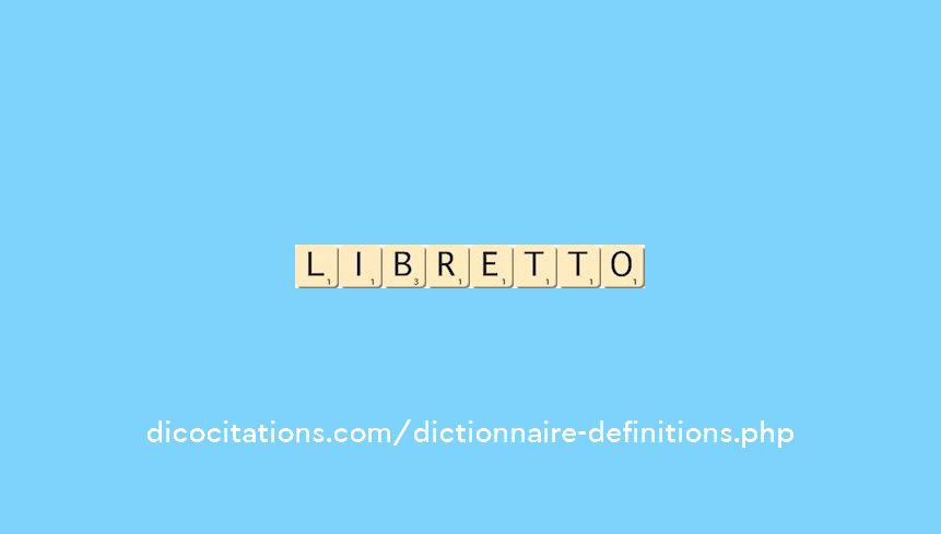 libretto libretto