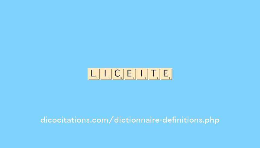 liceite