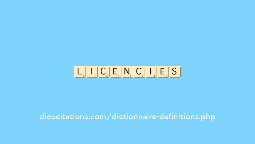 licencies licencies