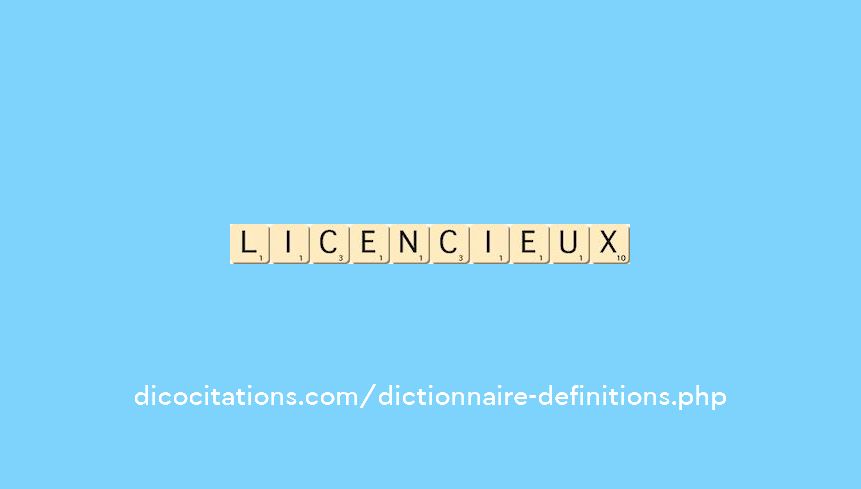 licencieux licencieux