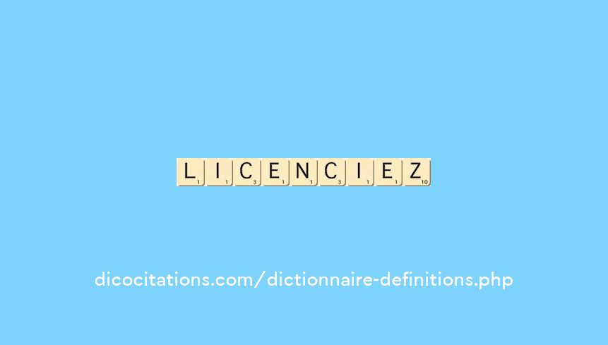 licenciez licenciez