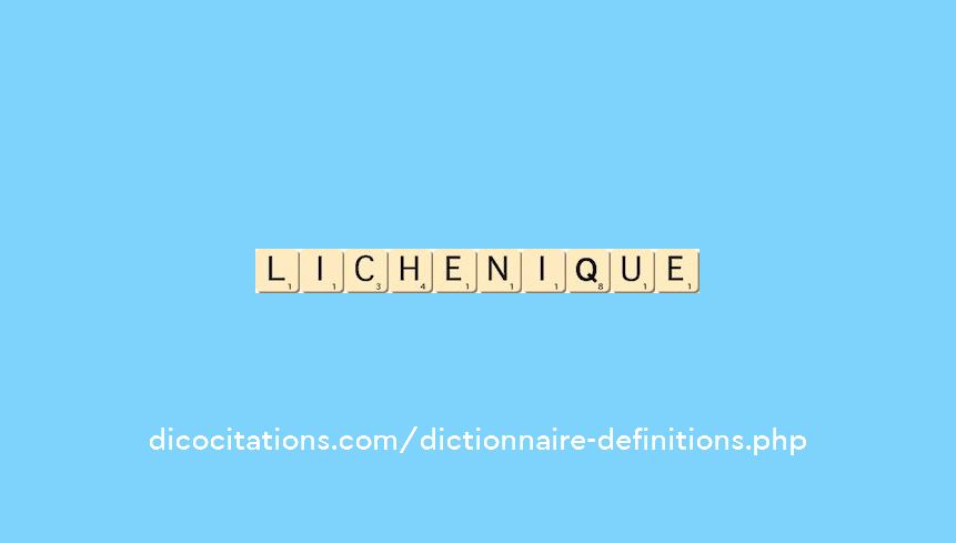 lichenique