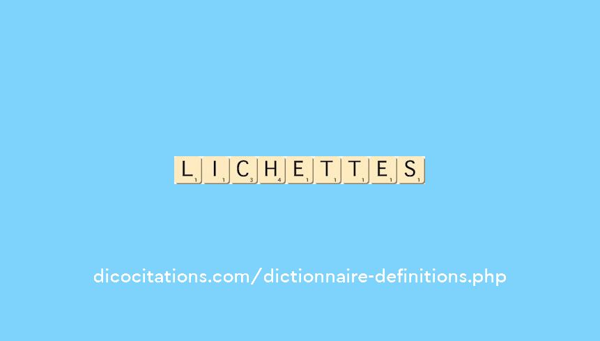 lichettes lichettes