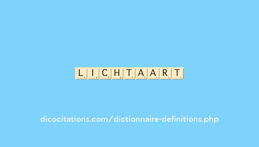 lichtaart lichtaart