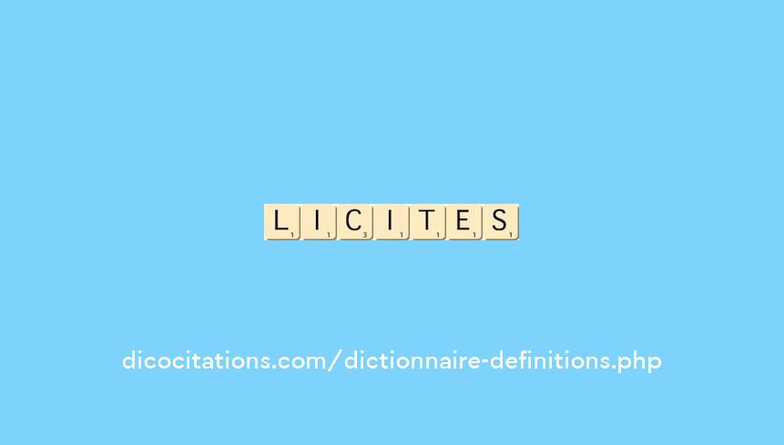 licites licites