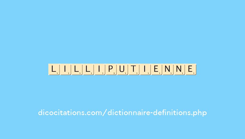 lilliputienne lilliputienne