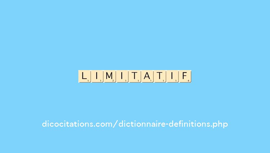 limitatif limitatif