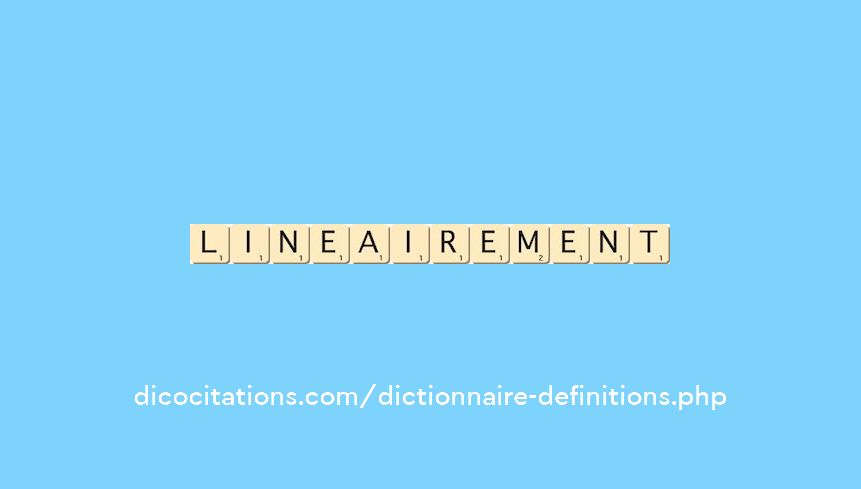 lineairement lineairement