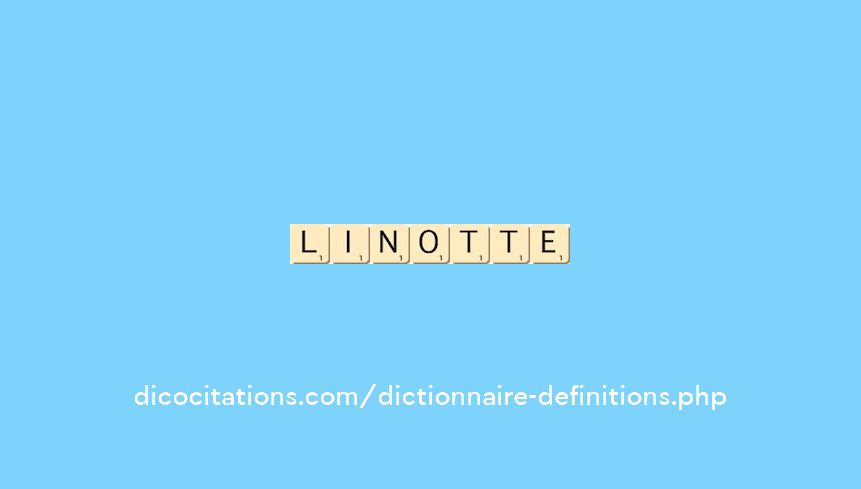 linotte linotte