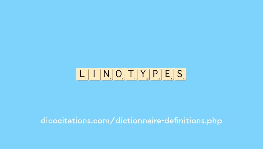 linotypes linotypes