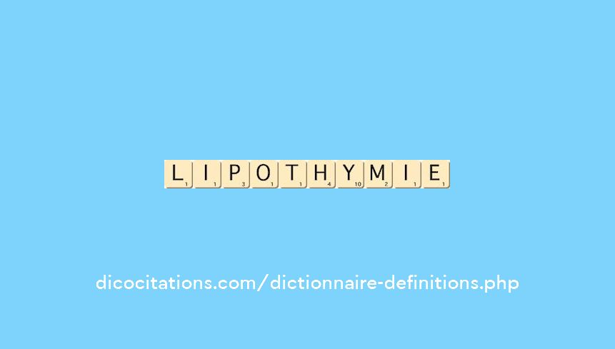 lipothymie