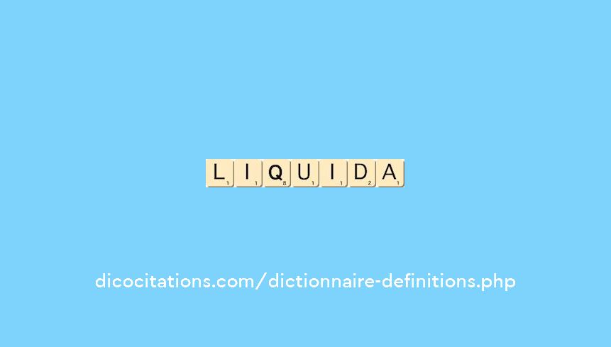 liquida liquida