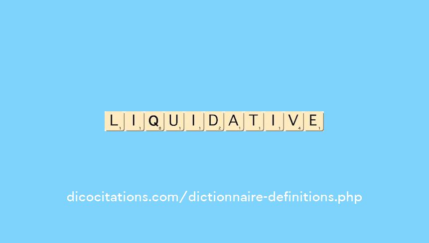 liquidative liquidative