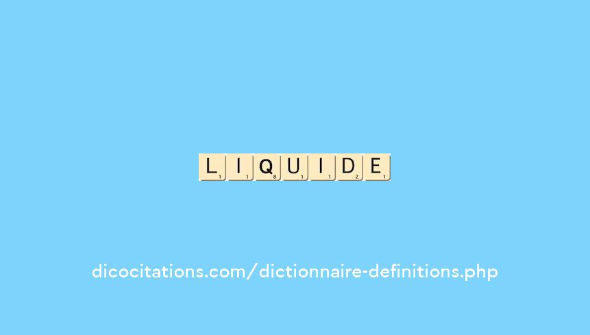 liquide