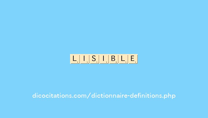 lisible