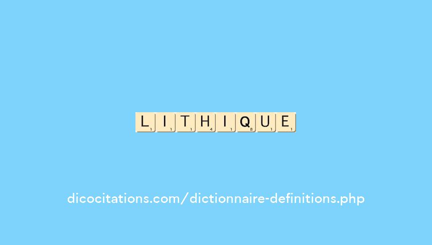 lithique lithique